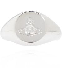 Vivienne Westwood - Orb Engraved Ring - Lyst