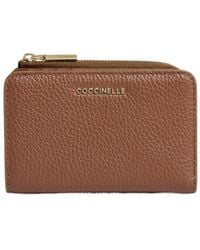 Coccinelle - Logo Lettering Zipped Wallet - Lyst