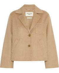 Weekend by Maxmara - Wkdpelota Button-Up Cropped Jacket - Lyst