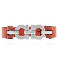 Ferragamo - Ferragamo Gancini Buckle Bracelet - Lyst