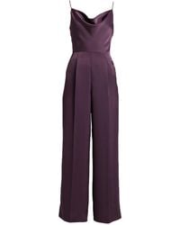 MAX&Co. - Minimalist Satin Sleeveless Jumpsuit - Lyst