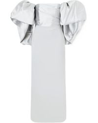 Solace London - Floris Draped Maxi Dress - Lyst