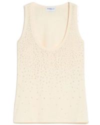 Marella - Bijou-Pearl Jersey Vest Top - Lyst