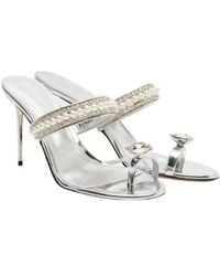 Mach & Mach - Diamond Of Elizabeth 95 Leather Mules - Lyst