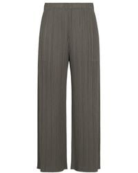 Pleats Please Issey Miyake - Pleats Please Issey Miyake Plissé Wide-Leg Pants - Lyst