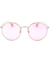 Moncler - Eyewear Round Frame Sunglasses - Lyst