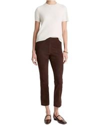 Vince - Suede Split-Hem Trousers - Lyst