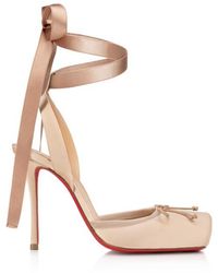 Christian Louboutin - Cassia Lace-Up Pumps - Lyst