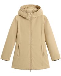 Woolrich - Zip-Up Hooded Coat - Lyst