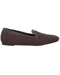 Brunello Cucinelli - Plain Colour Loafers - Lyst