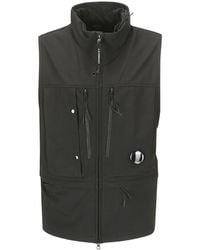 C.P. Company - Lens-Detail Multi-Pocket Gilet - Lyst