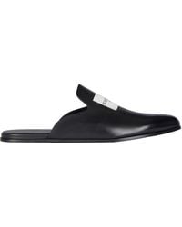 Givenchy - Label Flat Mules - Lyst
