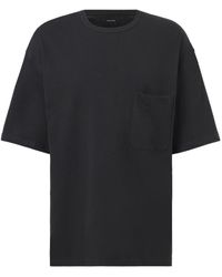 Lemaire - Cotton And Linen Jersey T-Shirt - Lyst