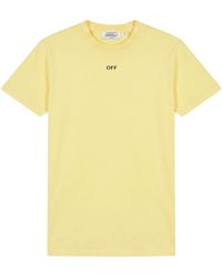 Off-White c/o Virgil Abloh - Short-Sleeved T-Shirt - Lyst
