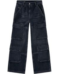 DIESEL - D-Touch-Cargo Relaxed Jeans - Lyst