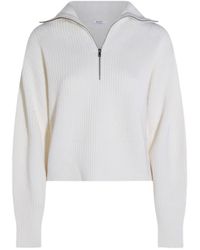Max Mara - Nadar Quarter-Zip Knitted Jumper - Lyst