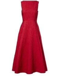 ROKSANDA - Tera Cloqué Midi Dress - Lyst