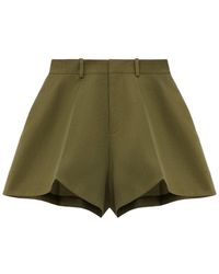 Loewe - Trapeze Mid-Rise Shorts - Lyst