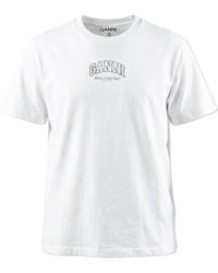 Ganni - Essential T-Shirt - Lyst