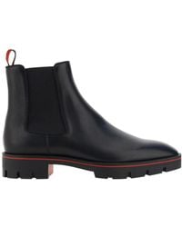 Christian Louboutin - Slip-On Ankle Boots - Lyst