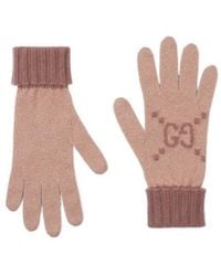 Gucci - Gg Lamé Gloves - Lyst