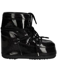 Moon Boot - Icon Low Glitter Lace-Up Boots - Lyst