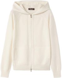 Loro Piana - Zip Up Hooded Sweater - Lyst
