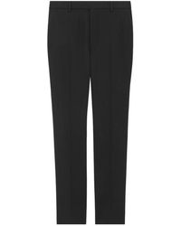 Saint Laurent - High Waist Slim Fit Pants - Lyst