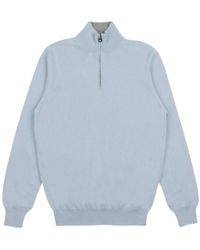 Ferragamo - Semi-Zipper Sweater - Lyst