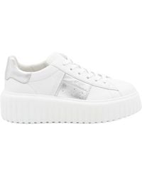 Hogan - Panelled Low-Top Sneakers - Lyst