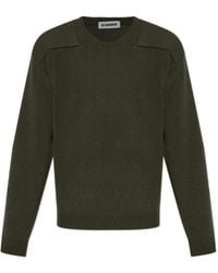 Jil Sander - Regular-Fit Padded Shoulde Sweater - Lyst