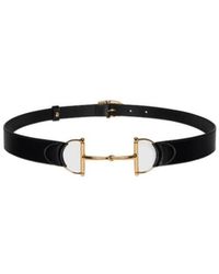 Gucci - Oversized Horsebit Belt - Lyst