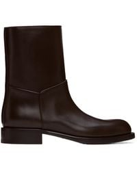 The Row - Round-Head Short Boots - Lyst