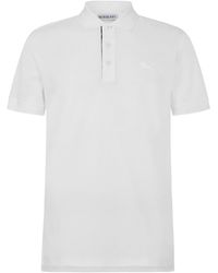 Burberry - Minimalist Short-Sleeve Polo Shirt - Lyst