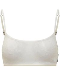 Marine Serre - Recycled Mesh Flock Bralette - Lyst