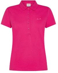 Sun 68 - Polo Solid Slim Fit - Lyst