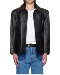 Lu'u Dan - Bruce Lee X Collaboration Creep Collared Leather Jacket - Lyst