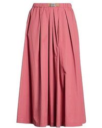 Brunello Cucinelli - Solid Color Umbrella Skirt - Lyst