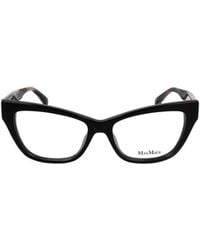 Max Mara - Cat-Eye Frame Glasses - Lyst
