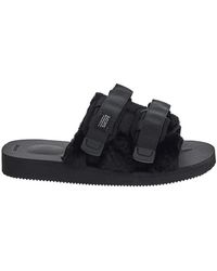 Suicoke - Peep-Toe, Patent-Leather Booties - Lyst