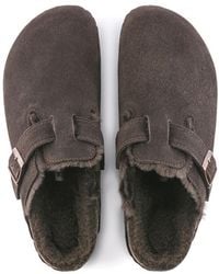 Birkenstock - Boston Shearling Slipon Mules - Lyst
