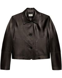 Arma - Long-Sleeved Leather Jacket - Lyst