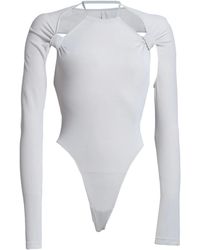 Jacquemus - Solid-Color Chiffon Long-Sleeve Turtleneck - Lyst