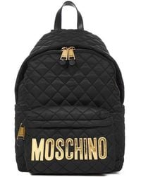 Moschino - Quilted Backpack - Lyst