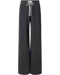 James Perse - Cotton Wide-Leg Track Pants - Lyst