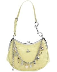 Vivienne Westwood - Orb-Plaque Embossed Charm Shoulder Bag - Lyst