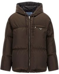 Prada - Long-Sleeved Padded Jacket - Lyst