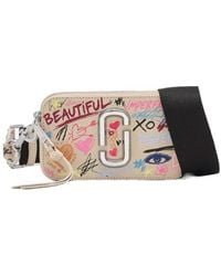Marc Jacobs - The Punk Scribble Snapshot Crossbody Bag - Lyst