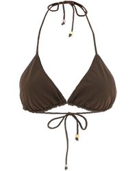 Jacquemus - 'Le Haut De Plage Triangle' Bikini Top - Lyst