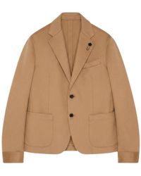 Lardini - Long-Sleeve Single-Breasted Blazer - Lyst